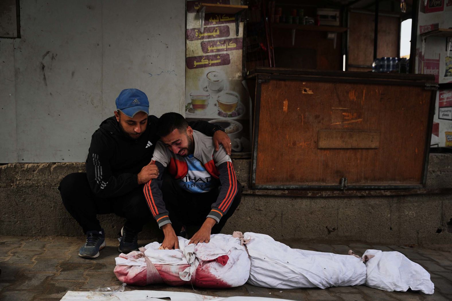 Yahya Eid mourns over the body of his 10-year-old nephew, Shabaan, during his funeral at the Al-Awda Hospital in Nuseirat, Gaza, on Wednesday, October 29. Shabaan was killed in an Israeli strike on the Bureij refugee camp. Israeli strikes in Gaza killed at least 104 people on Tuesday, the enclave’s health authorities said, marking the deadliest day since the beginning of a ceasefire deal between Hamas and Israel. <a href="index.php?page=&url=https%3A%2F%2Fwww.cnn.com%2F2025%2F10%2F28%2Fmiddleeast%2Fisrael-military-strikes-gaza-latam-intl">The strikes</a> came after Israel accused Hamas of killing a soldier and staging the discovery of a deceased hostage. Hamas denounced what it called the “criminal bombardment” by Israel, which it said violated the ceasefire agreement. It also denied attacking Israeli soldiers and reaffirmed its commitment to the truce.