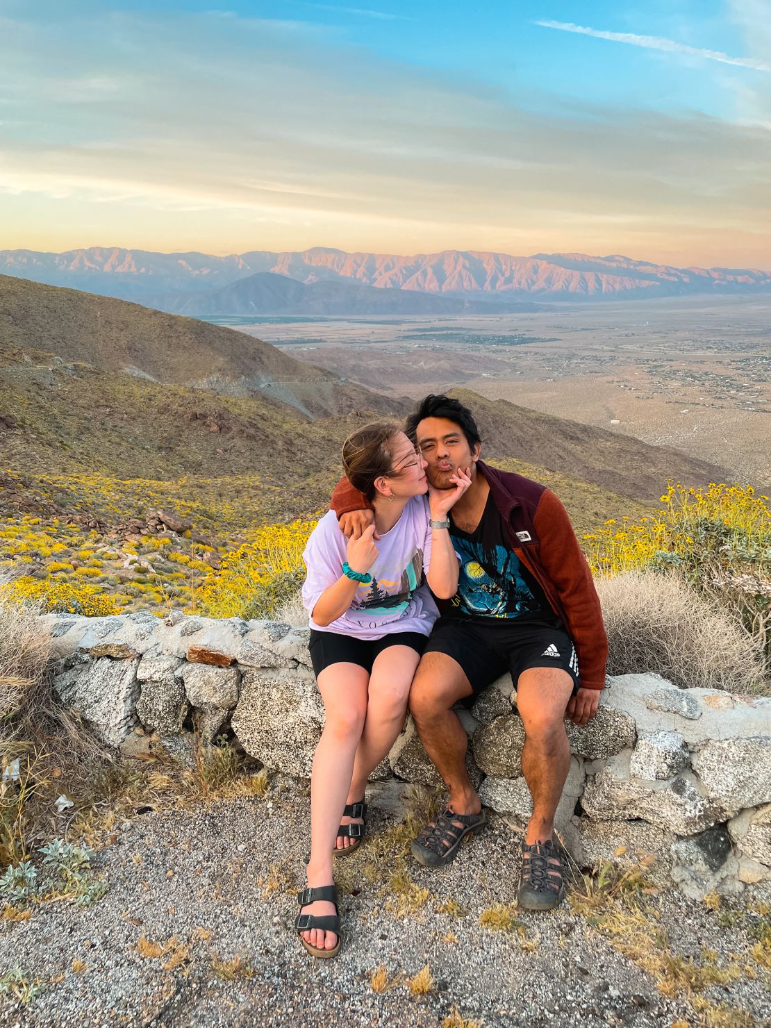 Laura and Manny always enjoy the outdoors together.