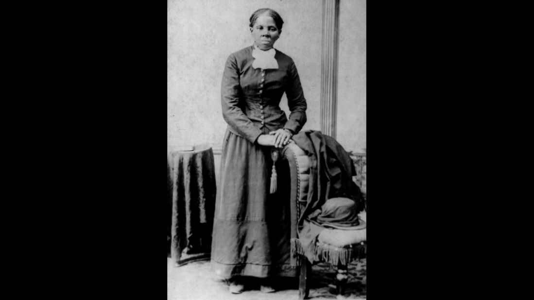 Abolitionist and slave rescuer Harriet Tubman is seen in the 1860s.