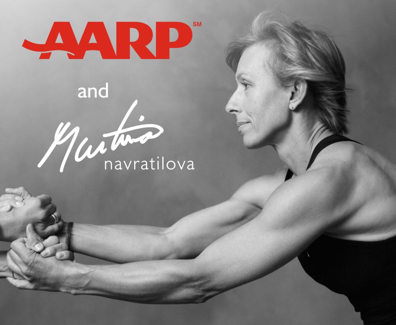 Tennis great Martina Navratilova works with AARP on a campaign to get people over 50 physically active.