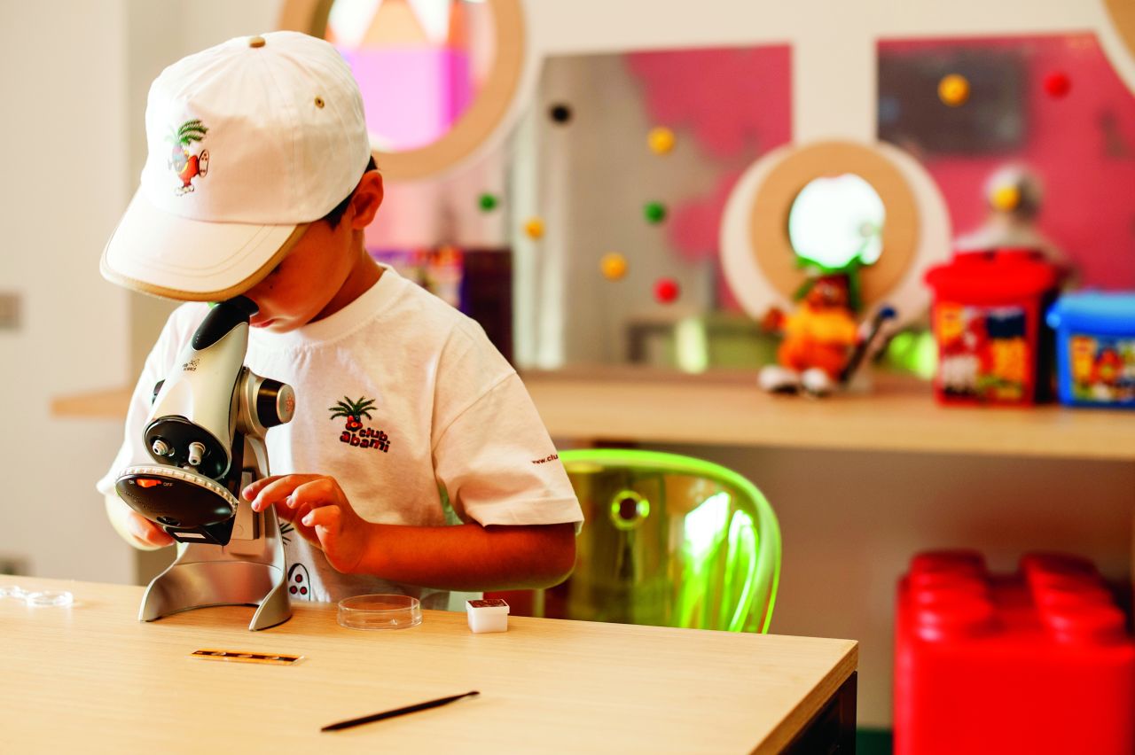 Club Abami, at the Abama Golf and Spa Resort in Tenerife, offers activities for children aged four to 12. With a capacity for 100 children, it offers educational games and activities on everything from astronomy to local wildlife.