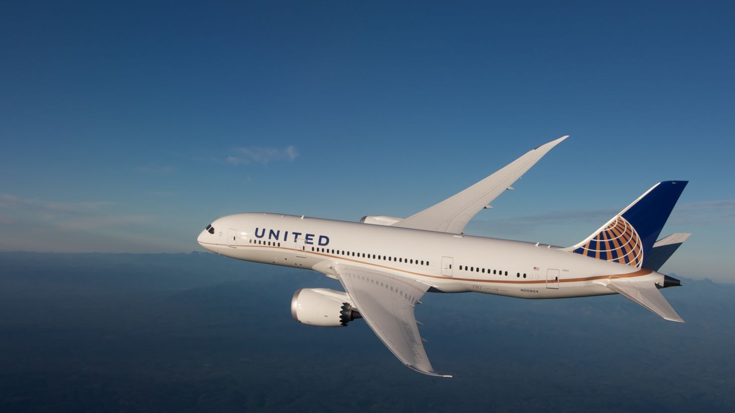 United is starting its first international service using the 787 Dreamliner on Thursday.