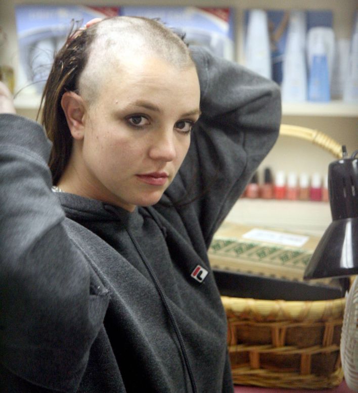 No list of buzz cuts would be complete without this now iconic image of a 2007 Britney Spears shaving her head. Thankfully those days are gone.