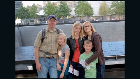 John and Jessica Norton, with their children Grace, Emma and Jack. Grace, on the left, has food allergies.