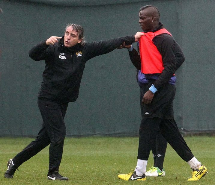 His future at the English Premier League champions had been in doubt since his training ground bust-up with manager Roberto Mancini in early January, when coaching staff had to intervene to separate the pair. Mancini later downplayed the tussle, sparked by Balotelli's hostile tackle on a fellow player, as "nothing unusual."