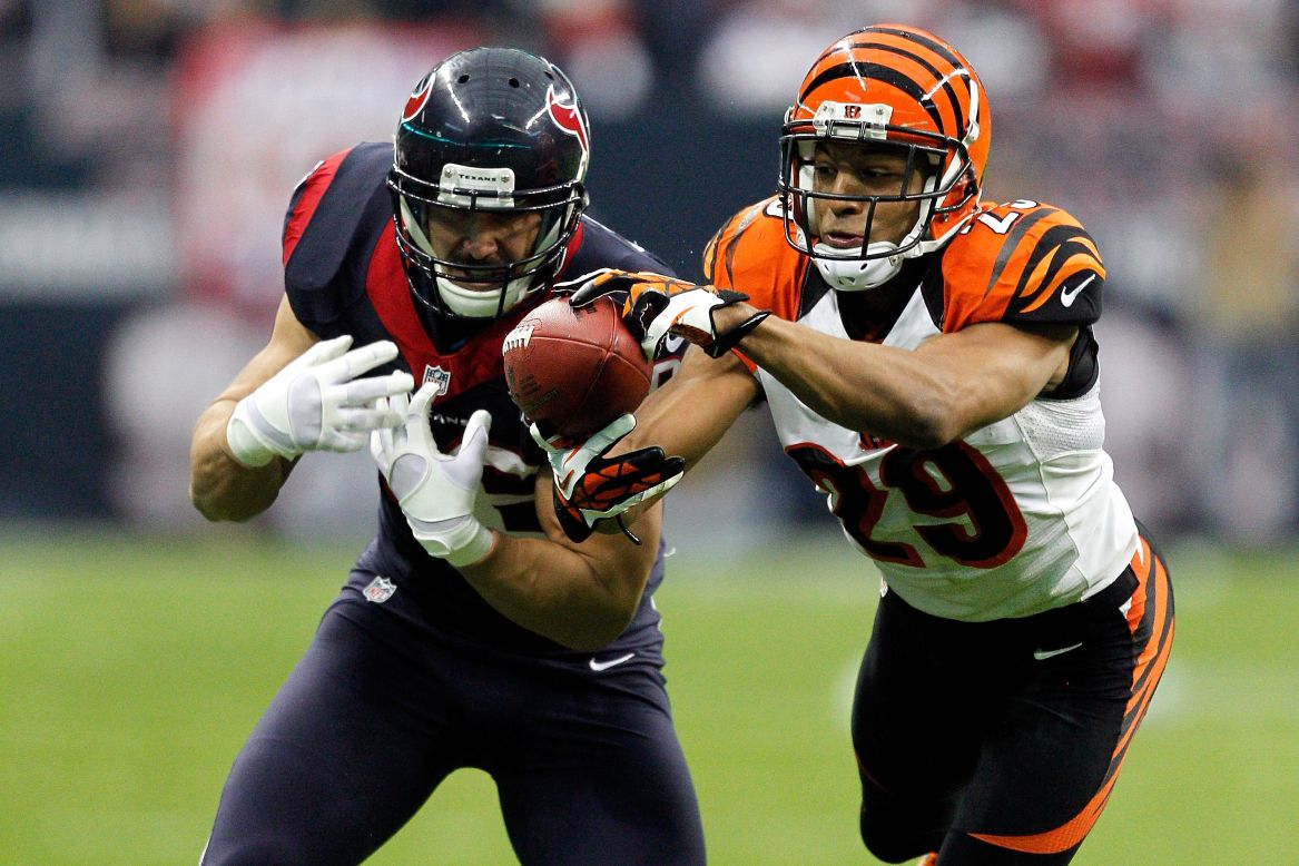 Leon Hall of the Cincinnati Bengals would return this interception 21 yards for a touchdown.