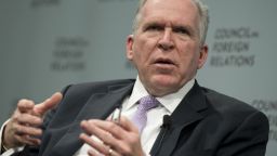 John Brennan speaks at the Council on Foreign Relations in Washington  in August.
