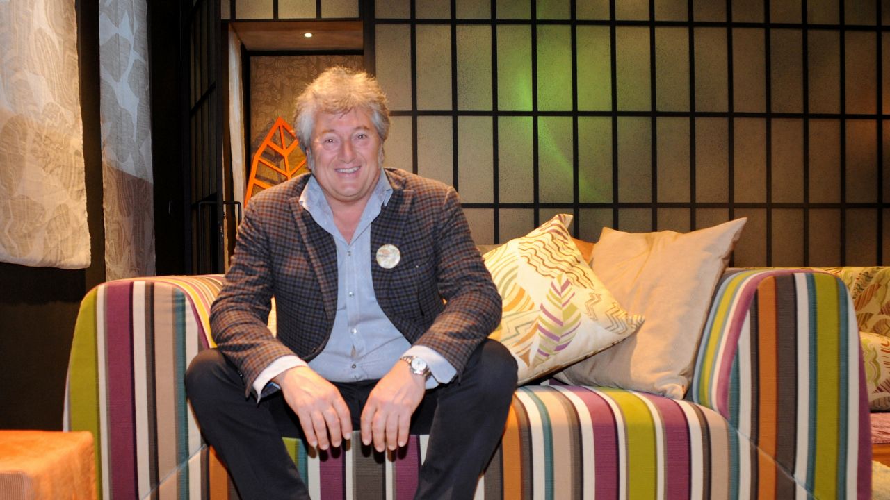 Vittorio Missoni attends the Missoni Loves Leaves cocktail party during Milan Design Week on April 16, 2012. The Missoni brand has expanded from apparel to housewares, a fragrance line and a chain of hotels.