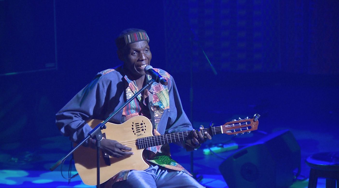 Mtukudzi's distinct musical style has been described as a mixture of Zimbabwean pop style "jit" and South African township pop. "Where I come from you don't get to sing a song if you have nothing to say," he says. "So every song has something to do with that man in the street, he must be able to use it in his life."