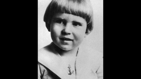 Nixon was born in California on January 9, 1913. He is pictured at age 4.