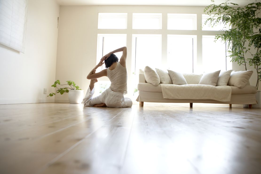Create a clean, calming area for relaxation, meditation and yoga.