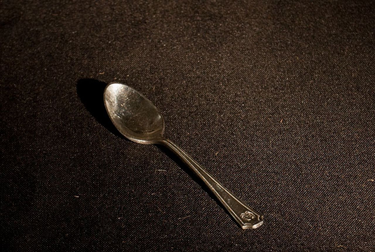 This silver demitasse spoon dates from 1925, before the Waldorf Astoria moved to from its original spot on Fifth Avenue -- the site that now hosts the Empire State Building -- to its current location at 301 Park Avenue. Claude Phillipe, the hotel's former head of sales and banquets, claimed that 25,000 demitasse spoons were lost or stolen.