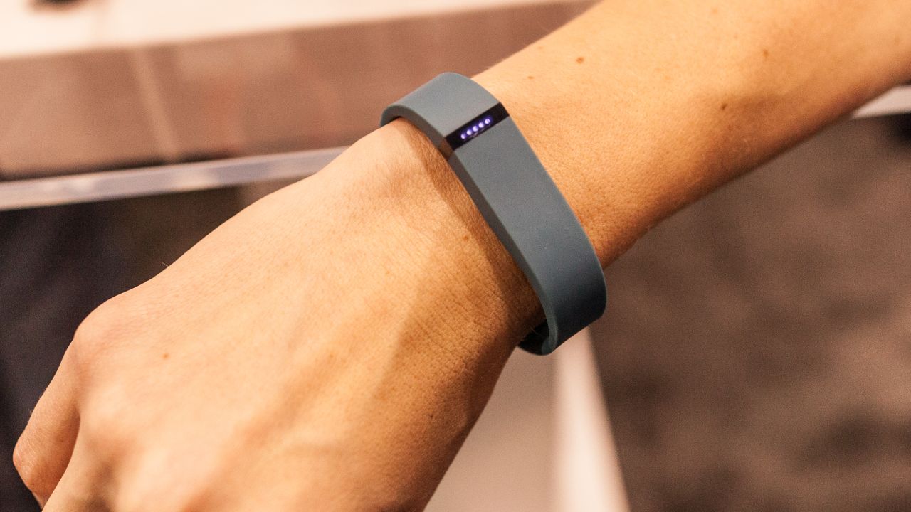 A FitBit Flex is one of a host of body-tracking gadgets that tracks body data such as calories and sleep. 