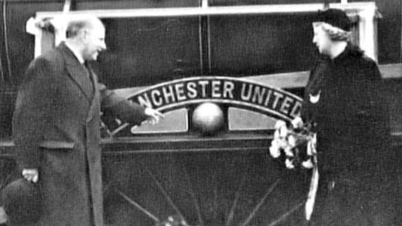 Gibson and his wife Lillian, had a train named after the football club. Gibson ensured supporters had a far smoother journey to Old Trafford after having steps built up from the local train station to the stadium, while he also had trains make unscheduled stops to help fans make it in time for kick off.