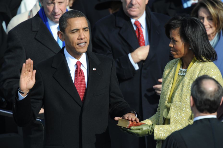 President Barack Obama will take the oath of office on Sunday at noon, officially beginning his second term.