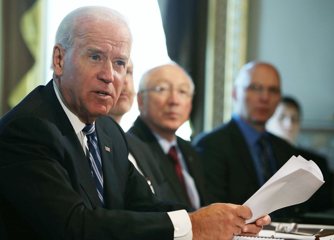 Vice President Joe Biden on Tuesday will <a href="http://www.cnn.com/2013/01/13/politics/gun-laws-battle/index.html" target="_blank">offer a set of recommendations</a> to President Obama on how to curb gun violence. The Newtown school massacre spurred the president's creation of the federal task force. 