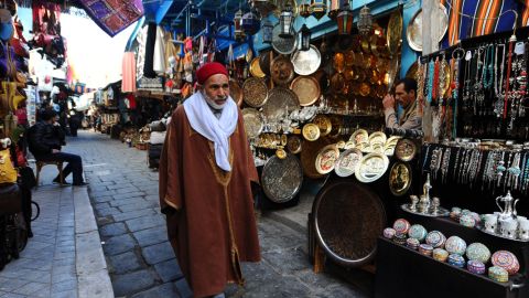 In 2013, Tunisia's tourism minister said 20% of the country's population relied on the tourism industry.