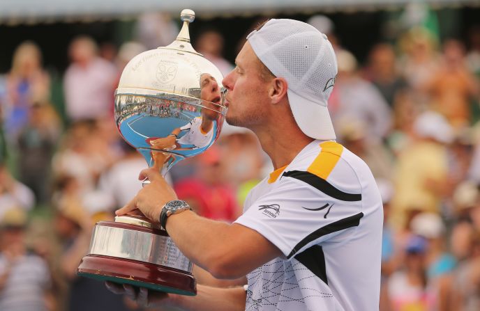 Tomic's fellow Australian Lleyton Hewitt also went into his home grand slam in winning form after beating world No. 7 Juan Martin del Potro to claim the Kooyong Classic title in Melbourne.