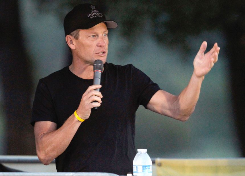 Lance Armstrong will sit down with Oprah Winfrey for <a href="http://www.cnn.com/2013/01/08/showbiz/lance-armstrong-oprah/index.html" target="_blank">his first television interview </a>since being stripped of his Tour de France titles. Winfrey will reportedly ask him to address a U.S. Anti-Doping Agency report that said there was overwhelming evidence that the cyclist doped. The interview airs Thursday.