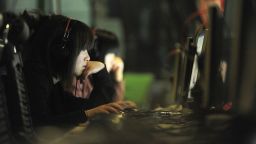 People at an internet cafe in Beijing, China, on May 12, 2011.