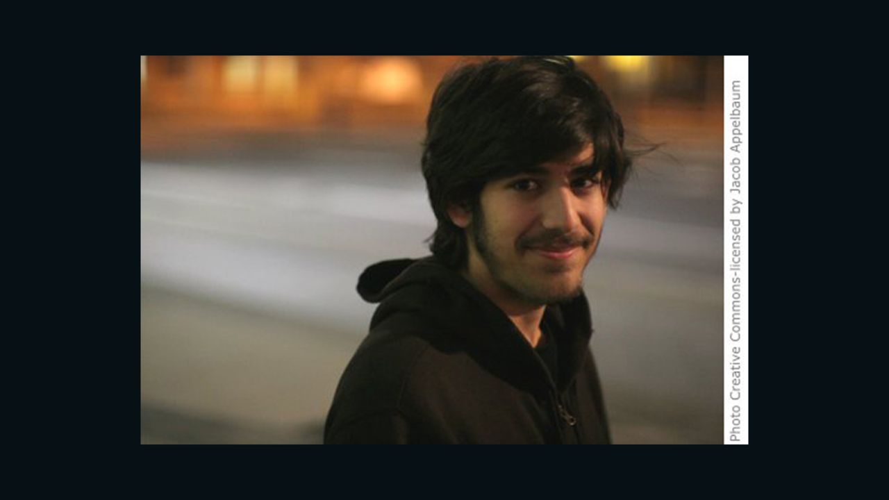 Reddit co-founder Aaron Swartz fought for Web freedoms but faced charges that he illegally downloaded online documents.