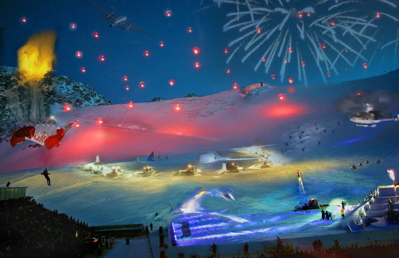 The Hannibal Festival in Solden, Austria, is based on Hannibal's invasion of Roman Italy in 200 BC. During the festival, snow machines play the part of Hannibal's elephants. 
