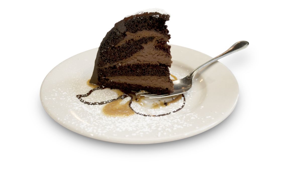 The chocolate zuccotto cake at Maggiano's Little Italy weighs a little bit less than a pound. It has 1,820 calories, 62 grams of fat and 26 teaspoons of added sugar. You might as well eat 15 Hostess Ho Hos, CSPI says. 