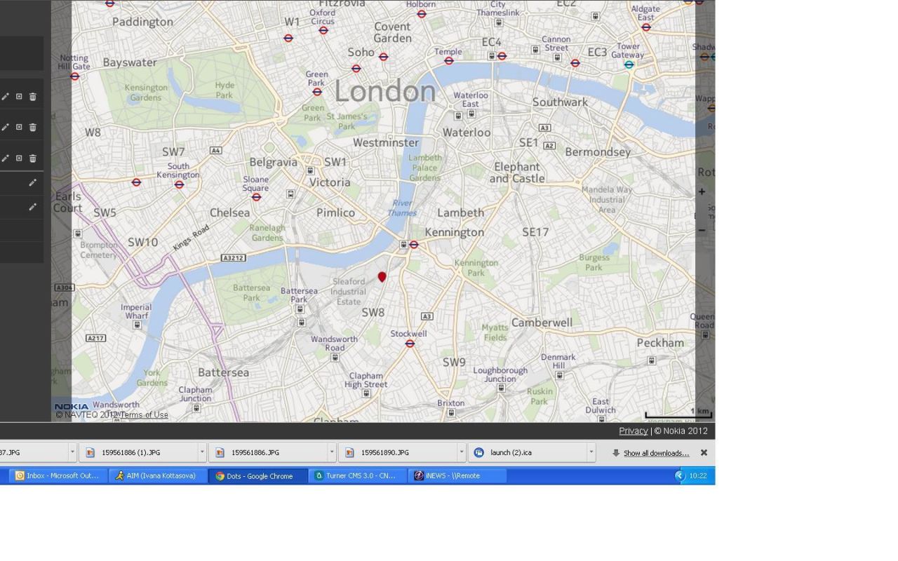 Map shows the location of the crash.