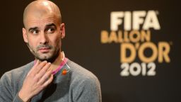 Pep Guardiola has been on a year-long sabbatical in the U.S. after stepping down as Barcelona coach, but he returned to Europe in January for the Ballon d'Or when he was shortlisted for FIFA's world coach of the year award.