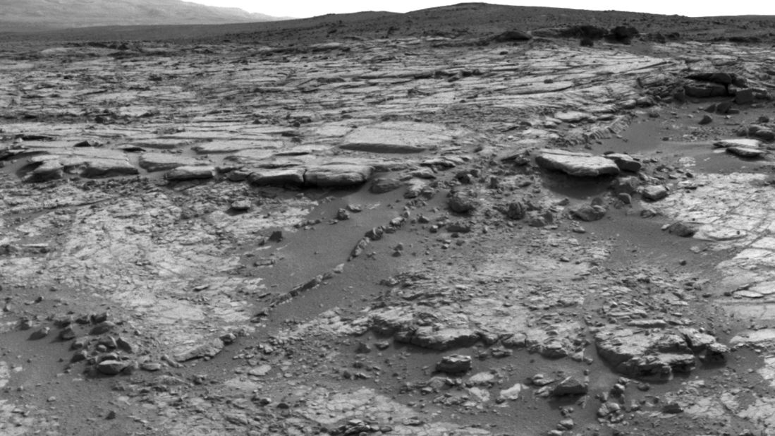 The rover captured this mosiac of a rock feature called 'Snake River" on December 20, 2012.  