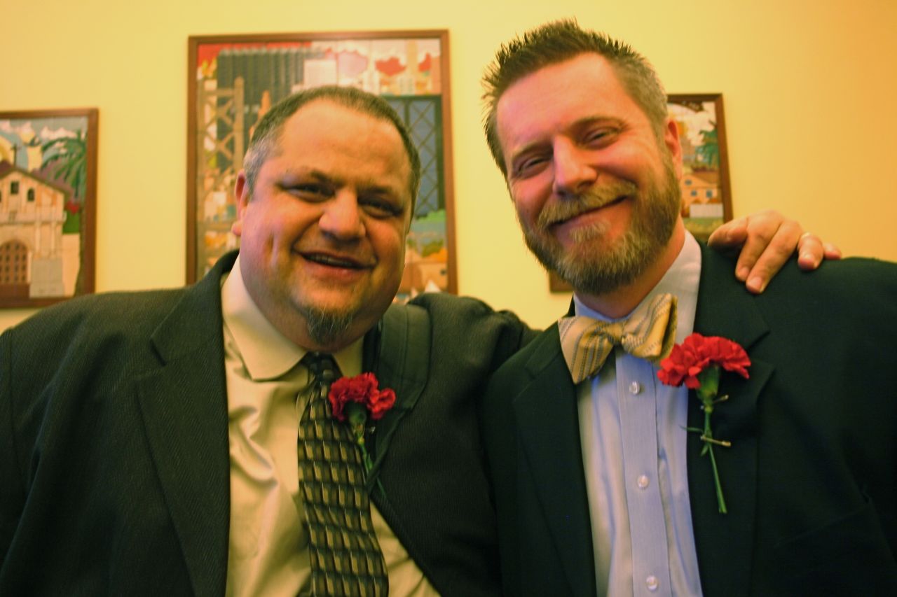 Steve Silberman and his husband, Keith, were united in a ceremony, and then legally married two years later.