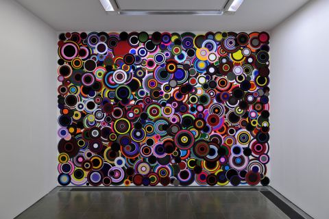 Contemporary Indian art has gained prominence in recent years, and among its most high-profile representatives is Bharti Kher whose work "The Nemesis of Nations" is shown here. <br />