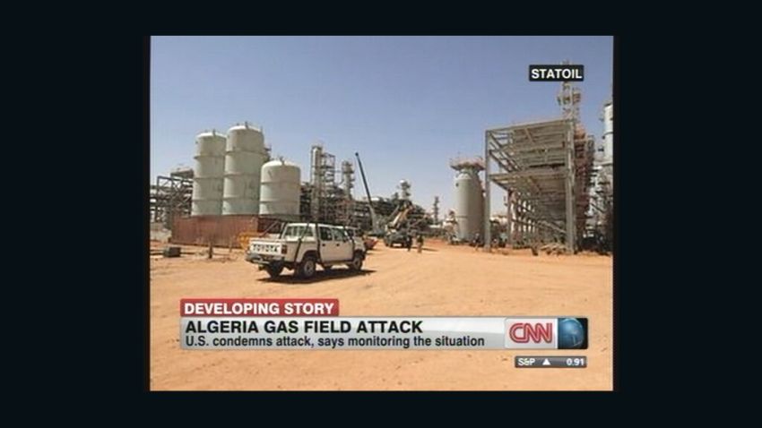 The In Amenas gas field in eastern Algeria.
