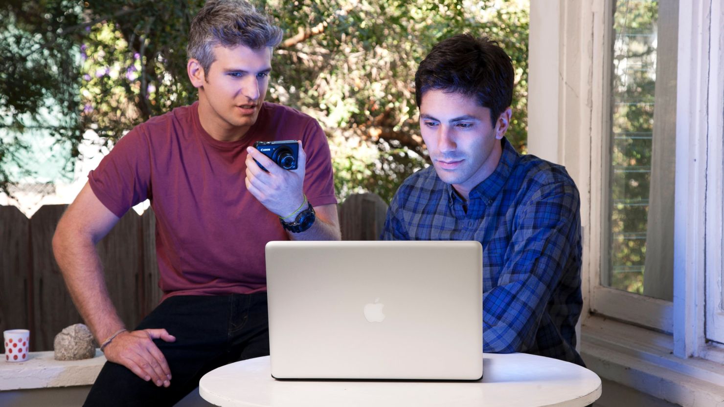 Max Joseph, left, and Nev Schulman from the MTV television show "Catfish," which looks at online relationships.