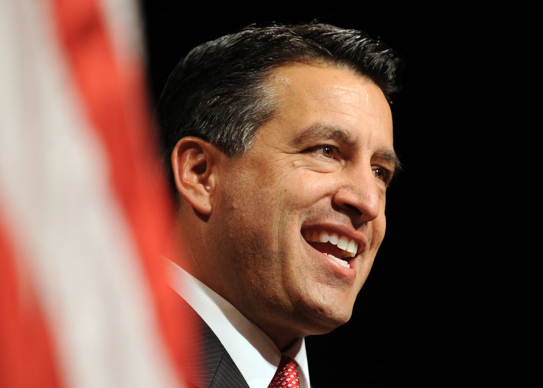 Republican Brian Sandoval is the Hispanic governor of Nevada. 