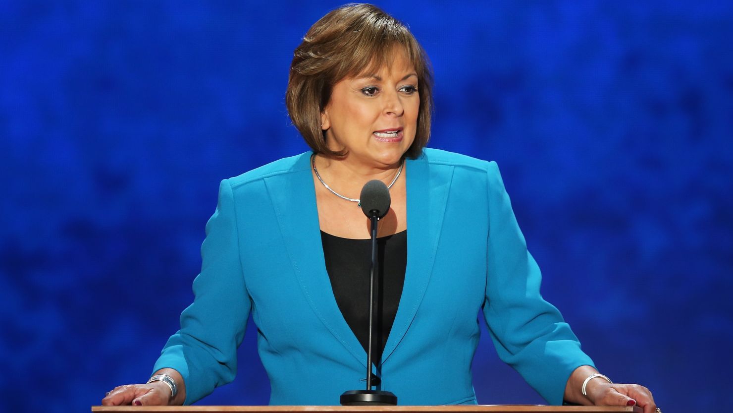 New Mexico Gov. Susana Martinez speaks at the Republican National Convention in Tampa, Florida, on August 29, 2012. 