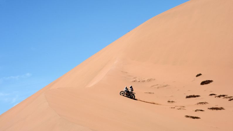 Francisco Chaleco Lopez of Chile competes during Stage 12 of Dakar 2013 on January 17.