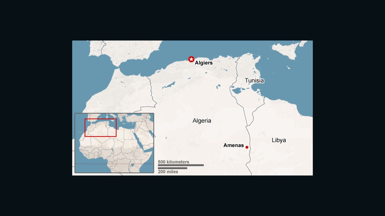 Amenas, eastern Algeria