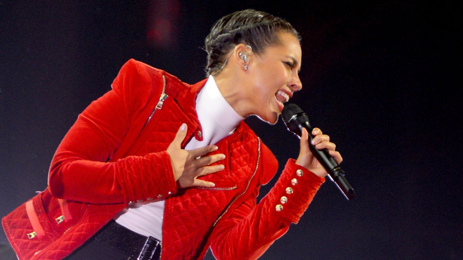 "We can't act like it's not happening," Alicia Keys says of HIV. "We have to make sure we know that we're all at risk."