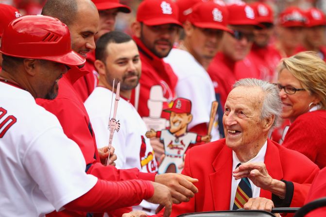 Baseball Hall of Famer and St. Louis Cardinals great <a >Stan Musial</a> died on January 19, according to his former team. He was 92.