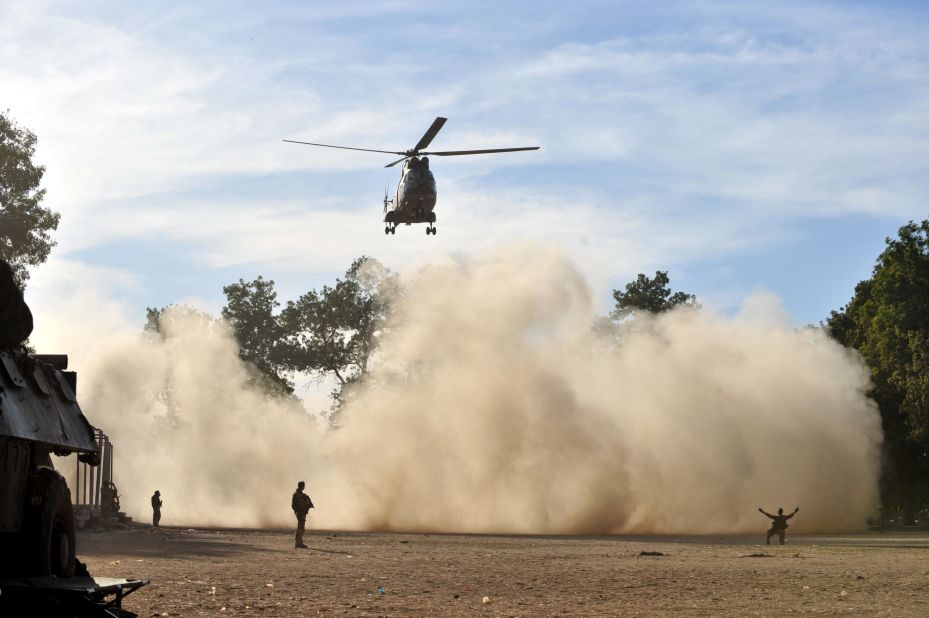 The French Army conducts operations in Mali on January 20.