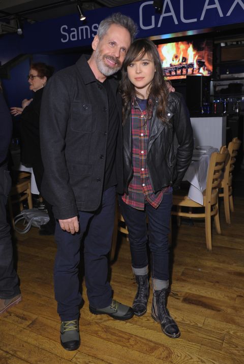 Josh Pais and Ellen Page at Village at the Lift.