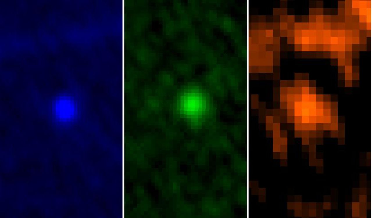 Herschel Space Observatory provided the first thermal infrared observations of Apophis at different wavelengths, which together with optical measurements helped refine estimates of the asteroid's size. Previous estimates put the asteroid's average diameter at about 885 feet, but Herschel's observations indicate the space rock is about 1,066 feet across.