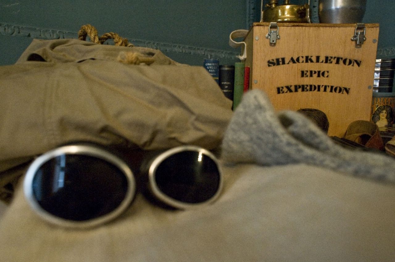 Remaining true to the original journey means that the crew will sleep in reindeer skin sleeping bags, use a sextant for celestial navigation and even drink Shackleton's favored whiskey.