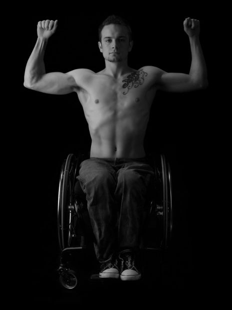 Richard, a former body builder, was paralyzed during a running accident. He now works as an Apple specialist.