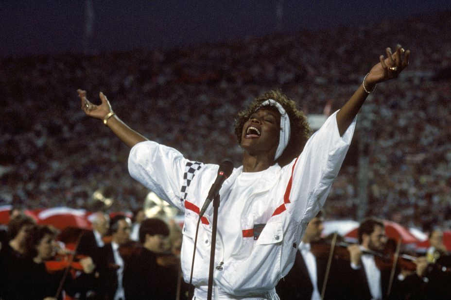 Whitney Houston is believed to have lip-synced her impressive rendition of "The Star-Spangled Banner" at the 1991 Super Bowl. Her spokesperson at the time <a href="http://blogs.wsj.com/speakeasy/2012/02/14/does-it-matter-if-whitney-houstons-star-spangled-banner-was-lip-synched/" target="_blank" target="_blank">said she was singing</a>, but her mic was turned off so viewers heard a prerecorded track. 
