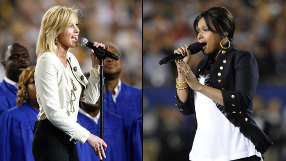 Jennifer Hudson and Faith Hill <a href="http://artsbeat.blogs.nytimes.com/2009/02/02/super-bowl-performances-used-recorded-tracks/" target="_blank" target="_blank">reportedly sang along</a> to prerecorded renditions during their performances at the 2009 Super Bowl.