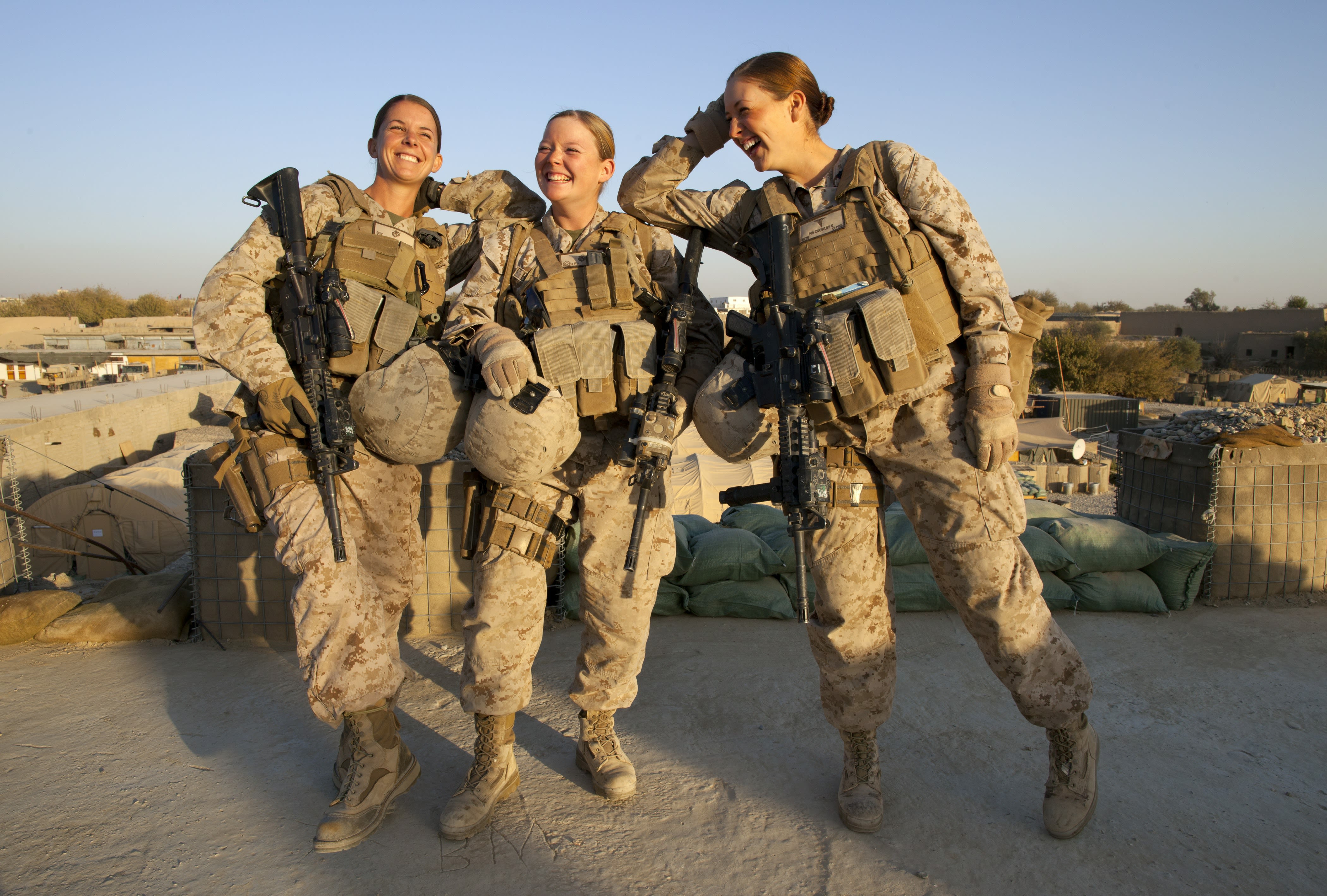 Soldier focuses on setting example for future female combat troops