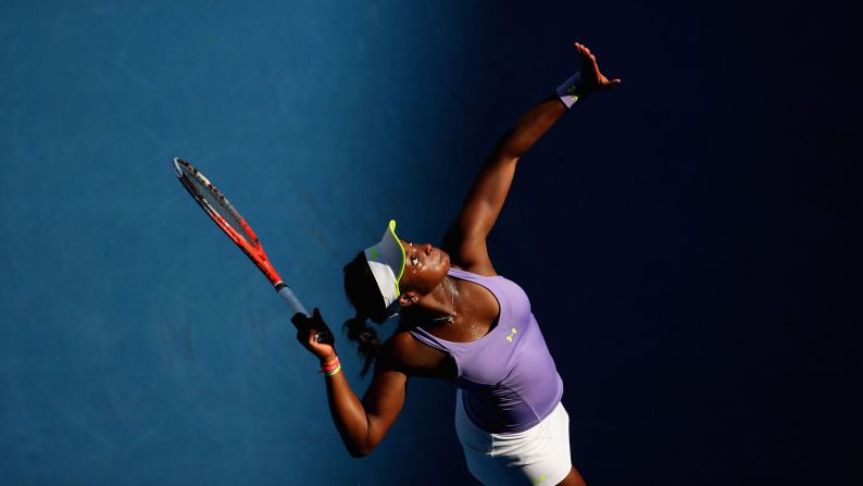 Playing in her first Grand Slam quarterfinal, Stephens came from one set down Wednesday to overcome third seed Williams, who suffered a back injury after having already rolled an ankle earlier in the tournament.