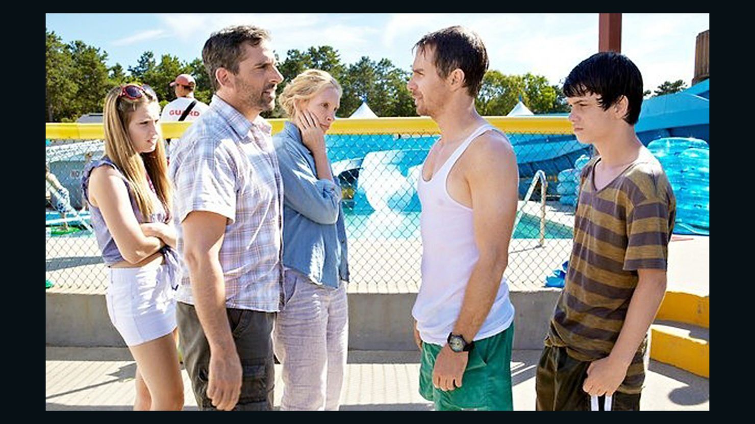 Zoe Levin, Steve Carell, Toni Collette, Sam Rockwell and Liam James star in "The Way, Way Back."
